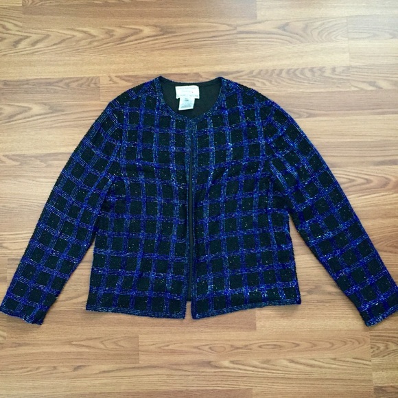 Papell Boutique Jackets & Blazers - Papéll Boutique • Vintage Beaded Silk Jacket